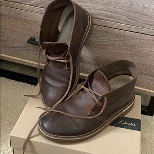 Brown Leather Clarks